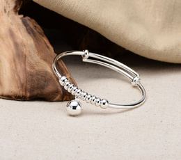 Fashion Jewelry Women  Silver&adjustable Cuff Bracelets for Gifts