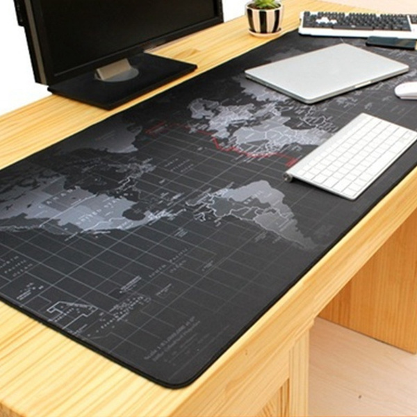 Nordic Marble Game Extended Gaming Mouse Pad Home iCasso Desk Mat Office Waterproof Keyboard Mouse Mat Desk Pad for Work 31.5x15.7 in Large Non-Slip Rubber Base Mousepad with Stitched Edges 
