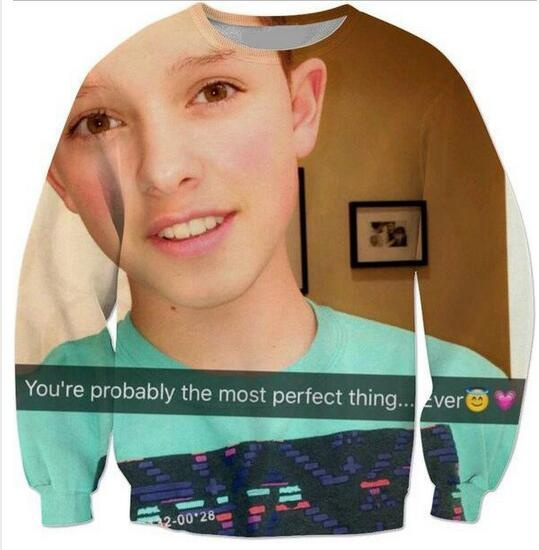 New Fashion Mens Womens Jacob Sartorius Music boy Funny 3D Print Casual Sweatshirt