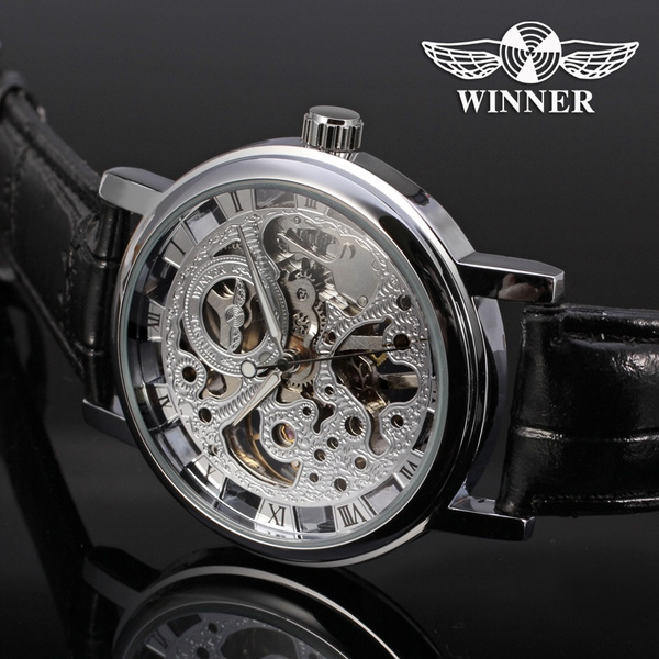 WINNER Men Automatic Watch Fashion Diamond Display India | Ubuy