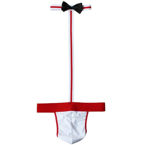 Sexy Men s Borat Mankini Waiter Costume Swimsuit Swimwear Thong