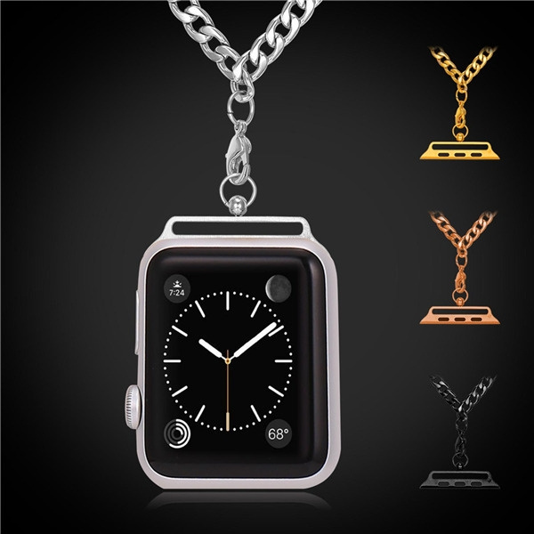 Posh Tech Nikki Womens Skinny Stainless Steel Chain-link Band for Apple  Watch Sizes 42-49mm - Silver - Walmart.com