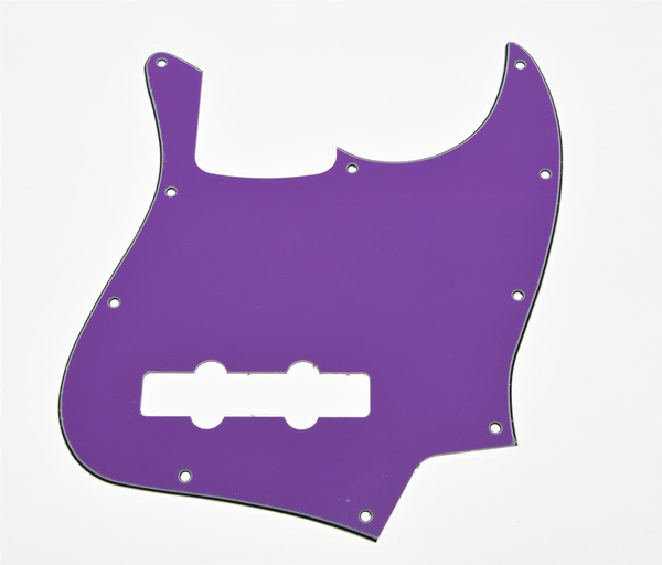 KAISH 4 String Jazz J Bass Pickguard Purple 3 Ply for US/Mexican Fender