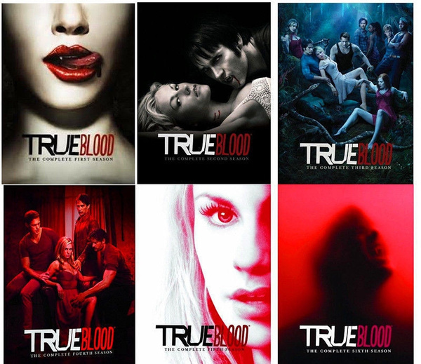 True Blood Complete Seasons 1- 6 DVD Horror Movie B Box Set Anna