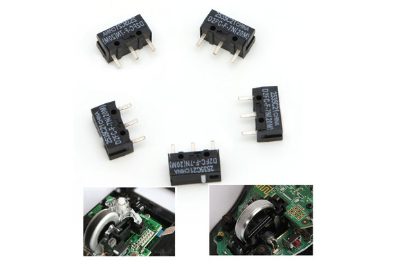 5 Pcs Omron D2fc F 7n m Micro Switch For Mouse Replacement Substitute Tested Cos Wish