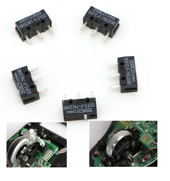 5 Pcs Omron D2fc F 7n m Micro Switch For Mouse Replacement Substitute Tested Cos Wish