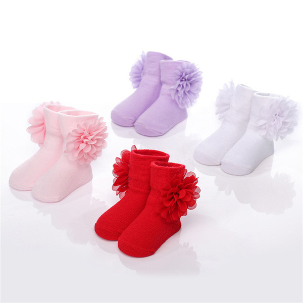 baby dress socks with lace