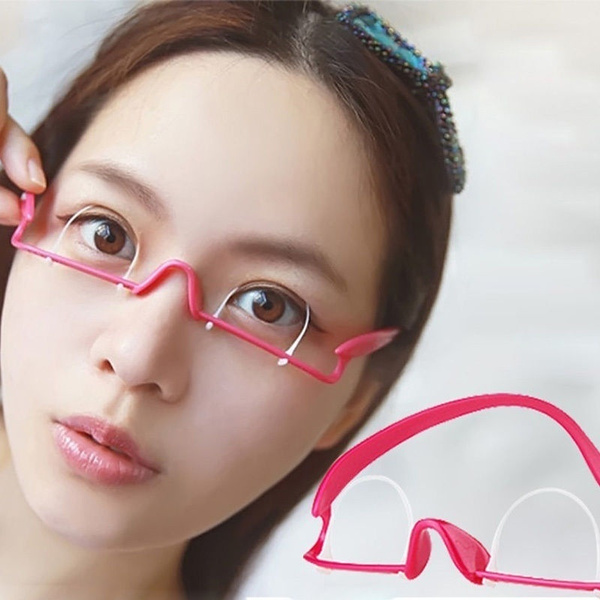 Double on sale eyelid glasses