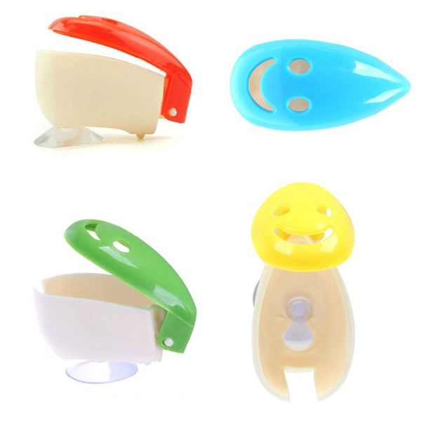 Face Bathroom Portable Toothbrush Cover Grip Wall Rack Holder Suction Cup 