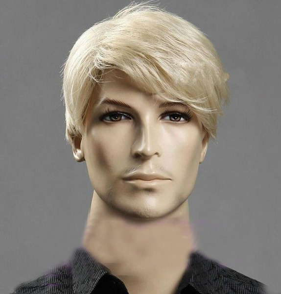 short blonde wig mens