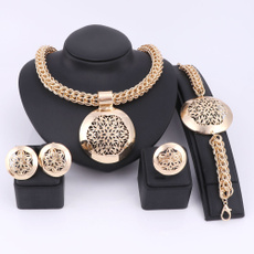 Fashion, gold, nigerianweddingafricanbeadsjewelrysetcrystal, bracelets & bangles
