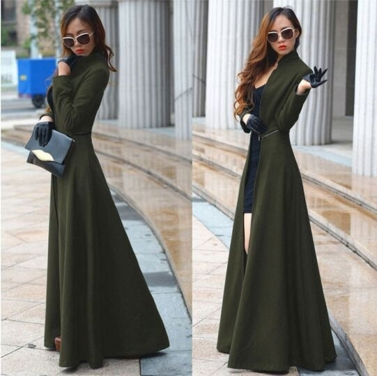 woolen maxi