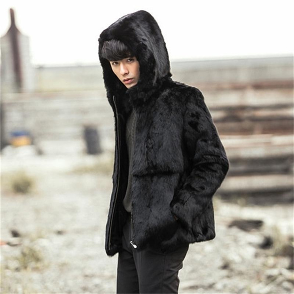 Warm fur clearance jacket