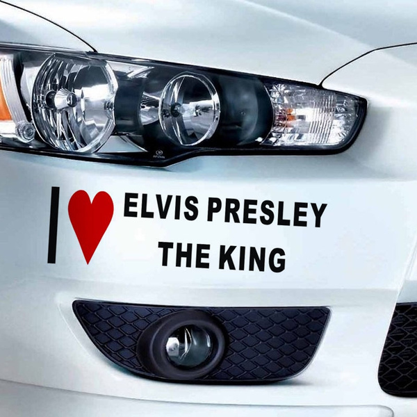 Car Window Sticker Elvis Presley V06 The King Rock & Roll Music Sign Decal 