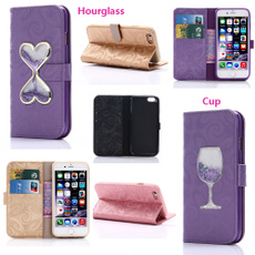 New Fashion Dynamic Hourglass 6 Colors Leather Wallet Case Purse Flip Cover with 2 Card Slots for iPhone 8 8 Plus SE 5 5S 6 6S 6PLUS 6S PLUS Samsung Galaxy S8 S8 Plus S5 S6 S6EDGE S7 S7Edge J3/J5/J7 A3/A5/A7/A8 J3(2016)/J5(2016)/J7(2016)/A3(2016)/A5(2016)