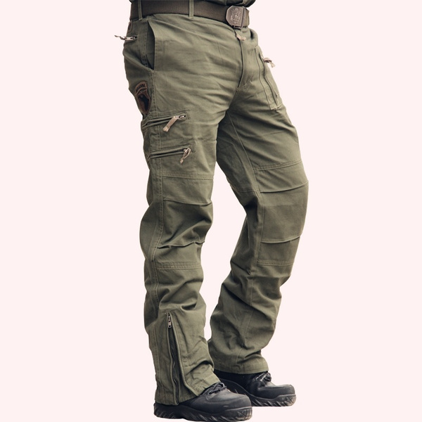 luxury cargo trousers