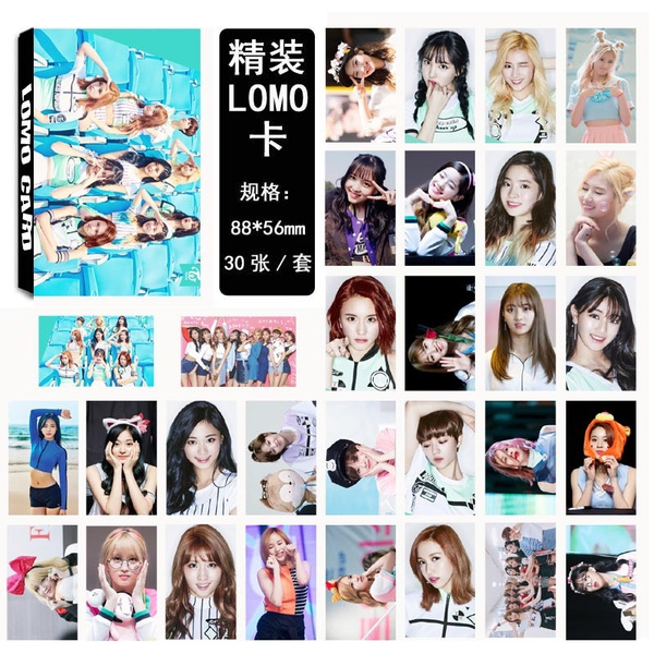 30pcs Set Kpop Twice Album Photo Card Posters Postcard Lomo Card Wish