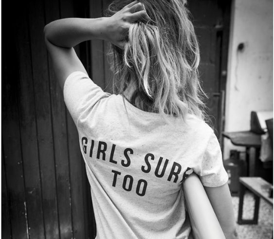 womens surf graphic tees