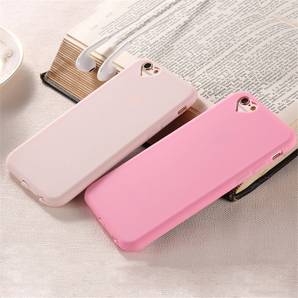 Cute Candy Color Loving Heart For Iphone 5s Case Protective Phone Cases For Apple Iphone 5 Se 6 6s Plus 7 7 8 Plus Wish