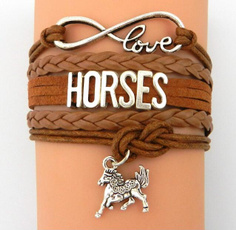 infinity bracelet, handwovenbracelet, horse, Infinity