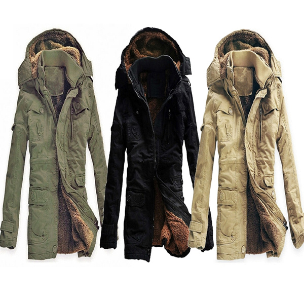 Chaqueta de invierno Chaqueta de bombardeo del ejército militar de los  hombres Abrigo y chaqueta con capucha con capucha con capucha | Linio  Colombia - GE063FA0C92PPLCO