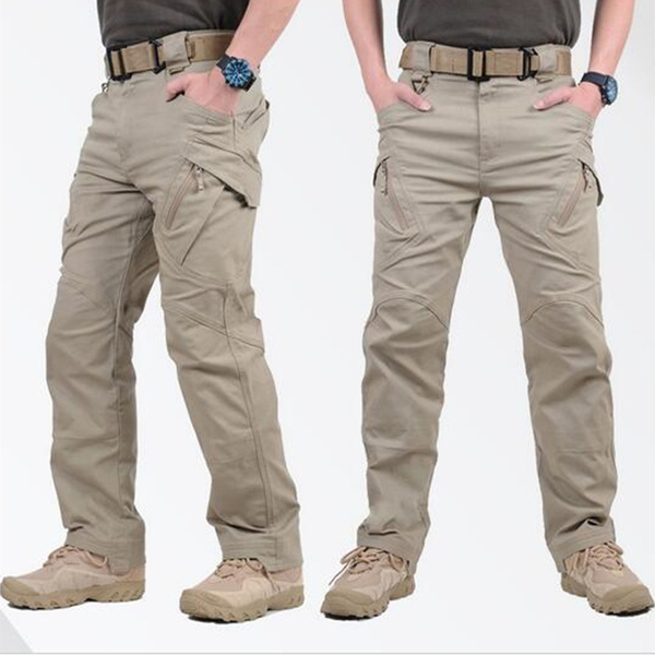 High Quality Men MultiPockets Waterproof Quick Dry Casual Pants Men Army Military  Style Trousers Mens Tactical Cargo Work Pants  Wish