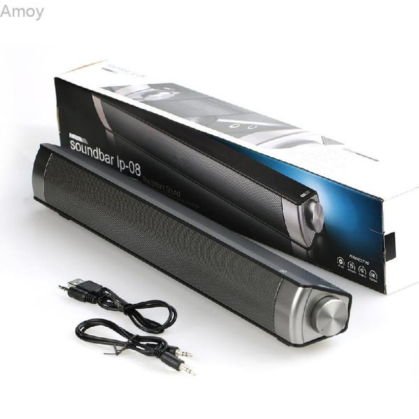 Amoy Powerful USB Mini Bluetooth Soundbar Perfect sound Soundbar LP-08  Sound Bar HIFI Soundbar Speaker For Computer PC Tablet TV ETC | Wish