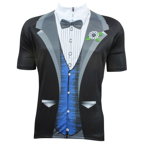 Tuxedo cheap bike jersey