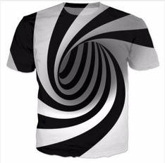 New Fashion Womens/Mens Hypnosis Funny 3D Print Casual T-Shirt 