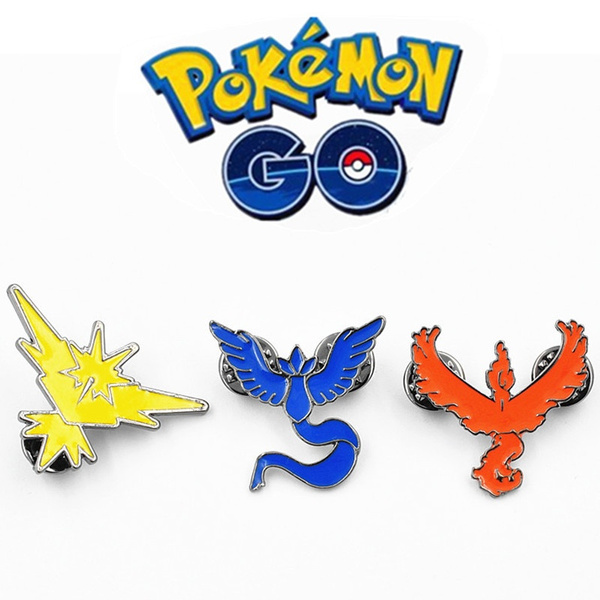 Pin Badge Pokemon Go Ash Ketchum Pikachu Pokeball Trainer Team Instinct  Mystic Valor Map Pins Lapen Pin Funny Brooches