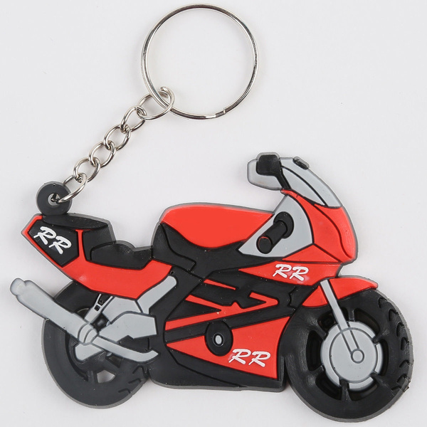 Keychain Key Ring Rubber Motorcycle Key Chain For Honda CBR 600RR 300RR CBR900R