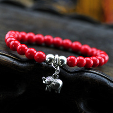 redcoralbracelet, pendantbracelet, loverbracelet, Pulsera