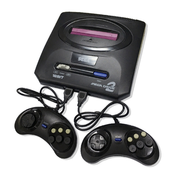 SEGA MD2 Mega Drive 16bit Home TV Video Game Console Classic MD Games ...