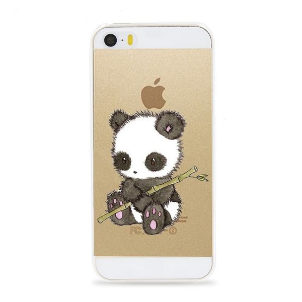 New cute panda For iPhone 5 5s 5c 6 6s 6Plus 6sPlus 7Plus case silicone cover | Wish