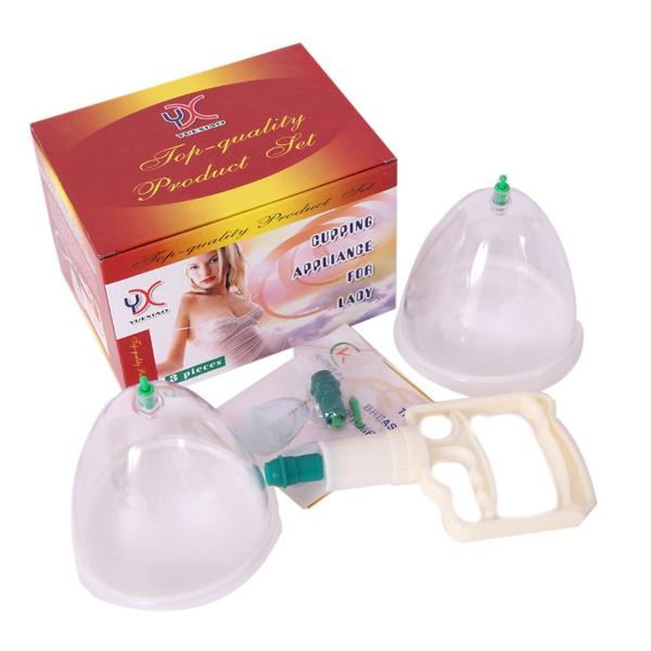 New Breast Enlargement Pump 13cm CUP Chest Gain Cupping Appliance