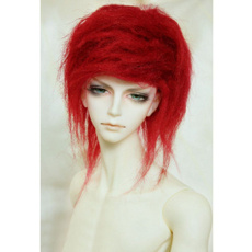 wig, hair, Wool, Red