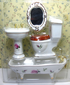 toilet, Baño, Toy, miniaturedollhouse