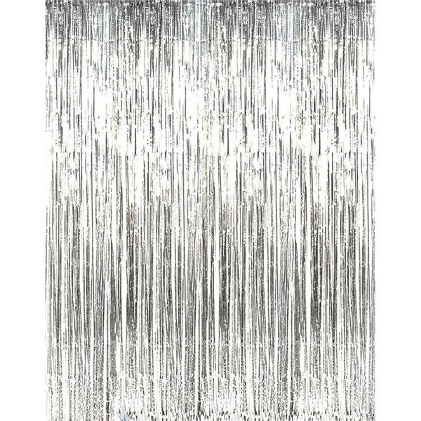 2016 Metallic Fringe Curtain Party Wedding Foil Tinsel Room Decor 3' x 8' Door Wholesale Wish