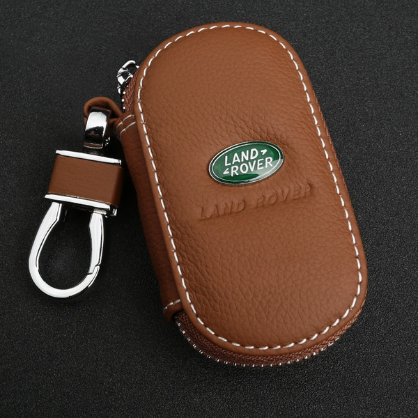 High quality Car Remote Key Chain Holder Case Bag With Window Fit For Land Rover