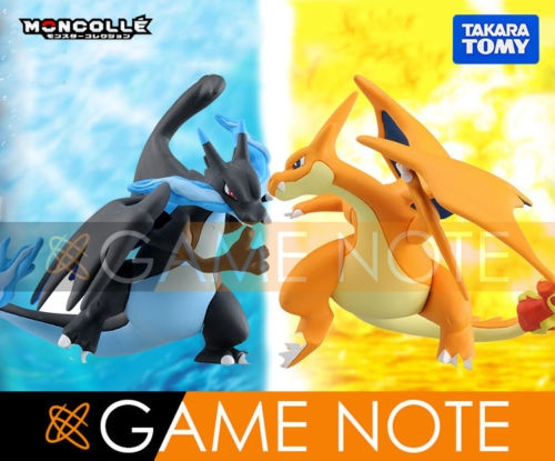 TAKARA TOMY Pokemon Anime Figures Mega Evolution Charizard X Mega