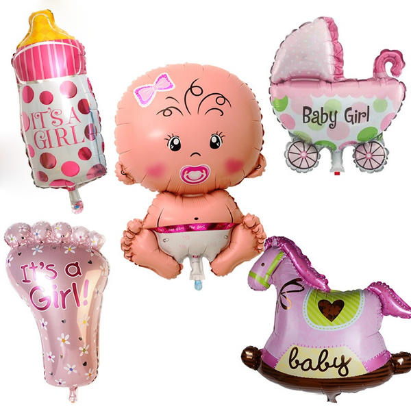 Girl Newborn Baby Beauty Shower Foil Balloon Baby Birthday Party DecorationCYCA 