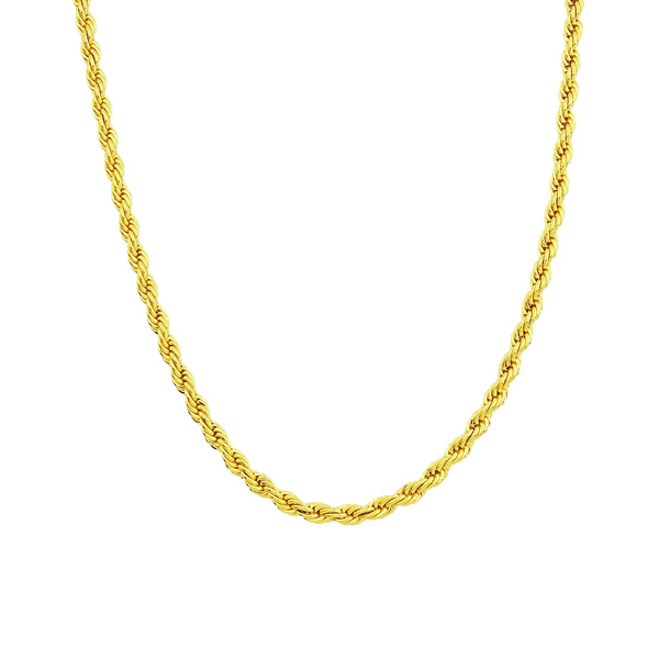 Gold Chain Necklace 24K Gold Overlay 