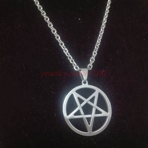 Inverted deals pentagram pendant