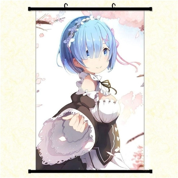 RE:ZERO REM & RAM WALL SCROLL