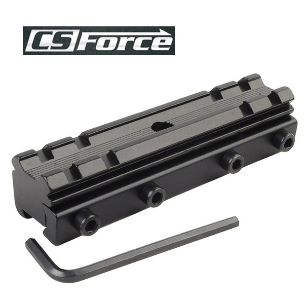 Dovetail 11mm to 20mm Weaver Picatinny Rail For Rifle Scope Mount Base Adapter 