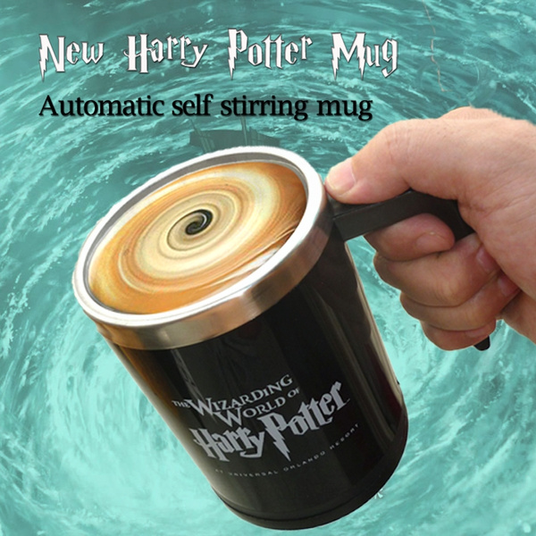 Harry Potter Automatic self stirring mug Cup harry potter Coffee mug Cups  Stainless Steel Cup Surprice gift for best friend
