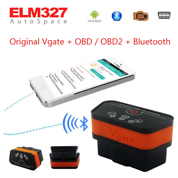 OBD OBD2 Bluetooth ELM327 OBD2 Scanner Diagnostic Tool Diagnostic Interface Code  Reader Adapter ELM 327 OBDII Only support Android