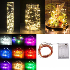 Led Christmas Light 2M 20 LEDs Battery Operated Mini LED Copper Wire String Fairy Lights For Wedding Xmas Garland Party