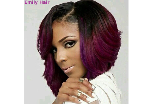 Ombre Bob Red Wigs For Women Wig Natural Synthetic Hair | Wish Ombre Bob Red Wigs For Women Wig Natural Synthetic Hair | Wish