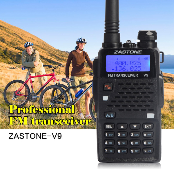 Portable Walkie Talkie Zastone V9 5W Dual Band VHF/ UHF Handheld Radio
